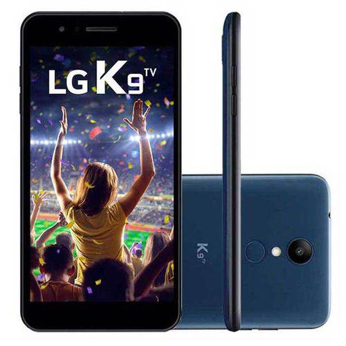 Smartphone LG K9, 5”, 16 GB, TV Digital, Android 7.1.2, Quad Core, 4G, Câmera 8MP, Azu