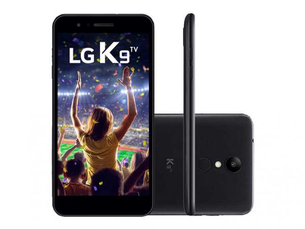 Smartphone Lg K9, Android 7.0,Dual Chip, Processador Quad Core 1.3 GHz, Câmera Principal 8MP Preto