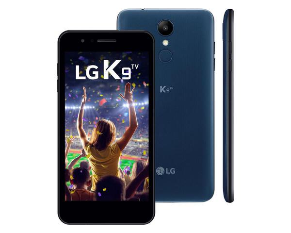 Smartphone LG K9 TV Digital Dual Chip Tela 5" 16GB 4G Câmera 8MP Azul