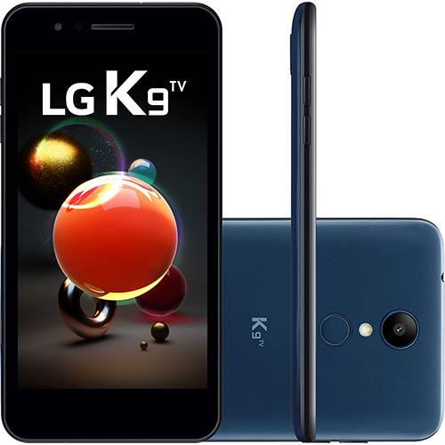 Tudo sobre 'Smartphone LG K9 TV Dual Chip Android 7.0 Tela 5" Quad Core 1.3 Ghz 16GB 4G Câmera 8MP - Azul'
