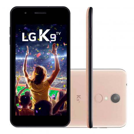 Smartphone LG K9 X210 TV Android 7.0 Tela '5 16GB Dual Chip 4G Dourado