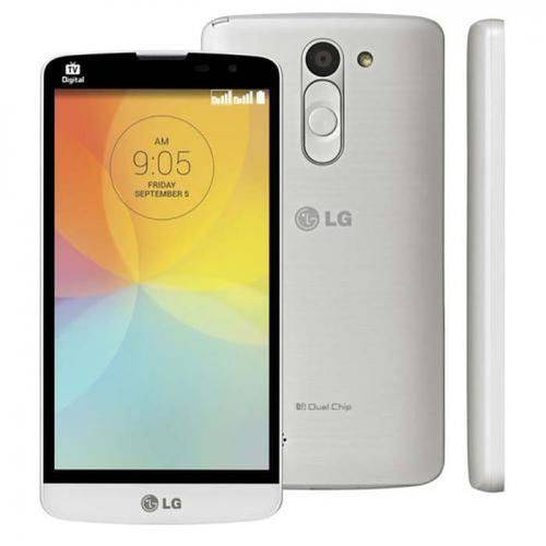 Smartphone Lg L Prime Dual D337 Preto/branco Dual Chip, Quad Core 1.3ghz, 8gb, Camera 8mp, Tela 5 Po
