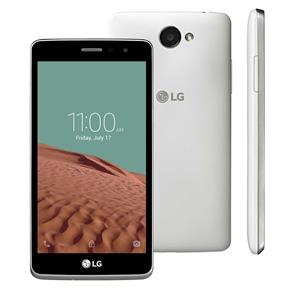 Smartphone LG L Prime II TV X170 Branco com TV Digital, Tela 5", Dual Chip, Android 5.0, Câmera 8MP e Processador Quad Core 1.3GHz