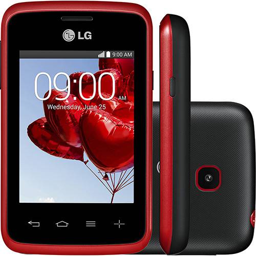 Tudo sobre 'Smartphone LG L20 D100 Android 4.4 4GB 3G Wi-Fi Câmera 2MP - Preto e Vermelho'