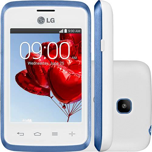 Tudo sobre 'Smartphone LG L20 D100 Desbloqueado Vivo Android 4.4 4GB 3G Wi-Fi Câmera 2MP - Branco'