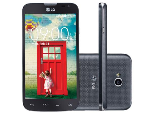 Tudo sobre 'Smartphone LG L70 Dual Chip 3G - Câm. 8MP Tela 4.5” Proc. Dual Core Android 4.4'