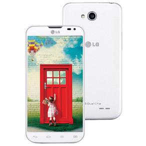 Smartphone LG L70 Dual D325 Branco com Tela de 4,5”, Dual Chip, Android 4.4, Câmera 8MP e Processador Snapdragon™ 200 1.2 GHz Dual-Core