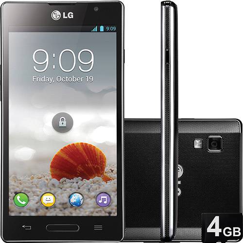 Tudo sobre 'Smartphone LG L9 Desbloqueado Tim Preto - Android 4.0 - Tela 4.7" Câmera 5.0MP 3G Wi-Fi'