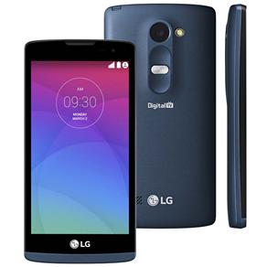 Smartphone LG Leon TV H326TV Azul com Tela de 4.5”, Dual Chip, TV Digital, Android 5.0, Câmera 5MP e Processador Quad Core de 1.3GHz