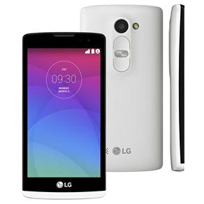 Smartphone LG Leon TV H326TV Branco com Tela de 4.5”, Dual Chip, TV Digital, Android 5.0, Câmera 5MP e Processador Quad Core de 1.3GHz