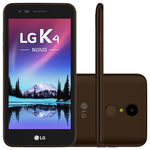 Tudo sobre 'Smartphone Lg Novo K4 X230 8GB, Dual Chip, Tela de 5.0", 4G, Android 6.0, Câmera 8MP Chocolate'