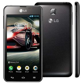 Smartphone LG Optimus F5 P875 Preto com Tela 4.3”, Android 4.1, Câmera 5MP, 3G/4G, Processador Snapdragon Dual Core, Wi-Fi e Bluetooth - Oi