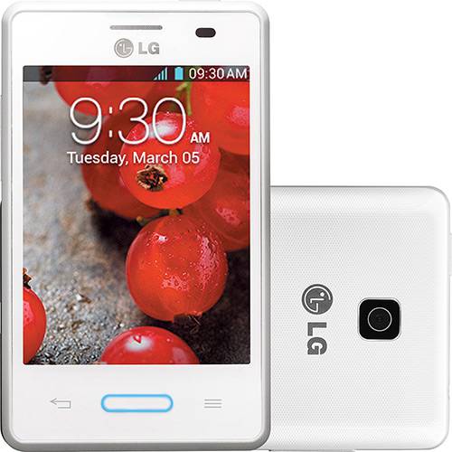 Tudo sobre 'Smartphone LG Optimus L3 II Branco - Android 4.1 3G Desbloqueado Câmera 3MP Wi-Fi GPS'