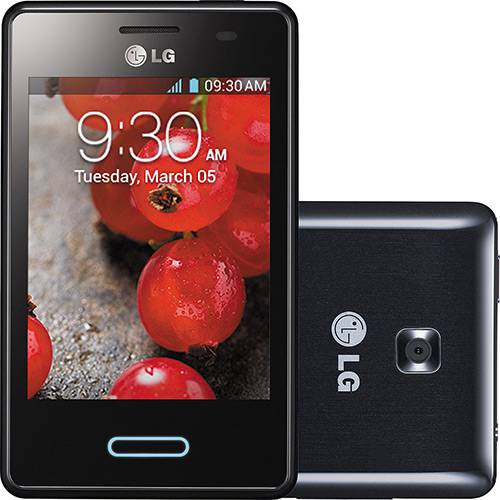 Tudo sobre 'Smartphone LG Optimus L3 II Desbloqueado Claro Preto Android 4.1 3G Câmera 3MP 4GB Wi-Fi GPS'