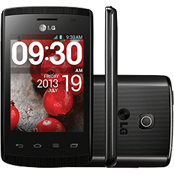 Smartphone LG OpTimus L1 II Desbloqueado Android 4.1 Tela 3" 4GB 3G Wi-Fi Câmera 2MP - Preto