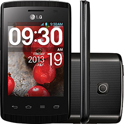 Smartphone LG Optimus L1 II Dual Chip Desbloqueado Tim Preto Android 4.1 Câmera 2MP 3G Wi-Fi 4GB
