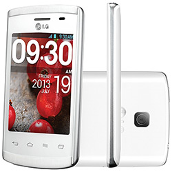 Smartphone LG Optimus L1 II E410 Desbloqueado Claro Branco Android 4.1, 3G, Câmera 2MP, Memória Interna 4GB, GPS