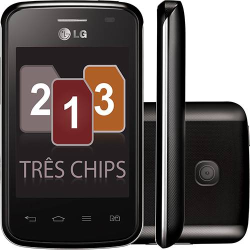 Tudo sobre 'Smartphone LG OpTimus L1 II Tri Desbloqueado Android 4.1 4GB 3G Wi-Fi Câmera 2MP - Preto'