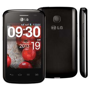 Smartphone LG Optimus L1 II Tri E475 Preto com Trial Chip, Tela de 3.0”, Android 4.1, Câmera 2MP, 3G, Wi-Fi, FM, MP3 e Bluetooth
