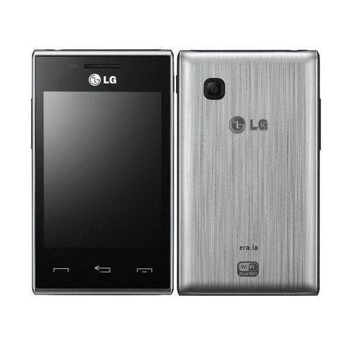 Smartphone LG Optimus T585 Dual SIM 50MB Tela de 3.2" 2MP - Prata