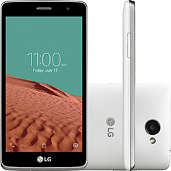 Smartphone LG Prime II TV Dual Chip Desbloqueado Android 5.0 Tela 5" 8GB 3G 8MP - Branco