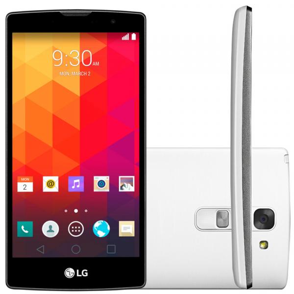 Smartphone LG Prime Plus 4G H522F Desbloqueado Tela 5" Dual Chip Android 5.0 Branco - Lg
