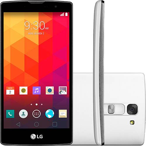 Tudo sobre 'Smartphone LG Prime Plus 4G Titânio Quick Selfie Dual Chip Desbloqueado Android 5.0 Lollipop Tela 5" 8GB 4G Wi-Fi Câmera 8MP - Branco'