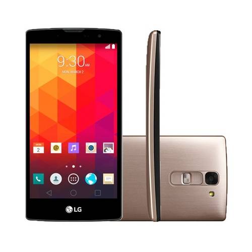 Smartphone Lg Prime Plus com Quick Selfie 5 Hd Tv Digital H502tv C-Mera Frontal 5mp Android 5-0