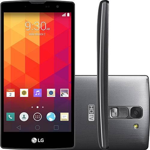Smartphone LG Prime Plus H502TV Dual Chip Desbloqueado Android 5.0 5" 8GB 3G Wi-Fi 8MP Titânio