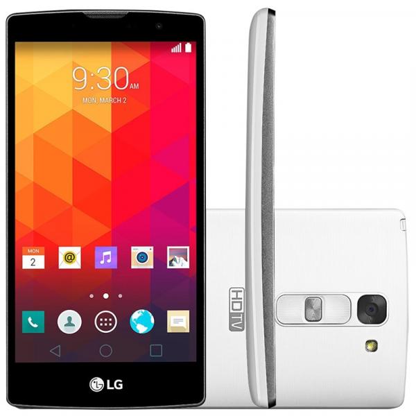 Smartphone LG Prime Plus TV Desbloqueado Tela 5" 3G Dual Chip Android 5.0 Branco - Lg