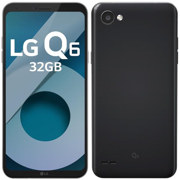 Smartphone LG Q6 Dual Chip Android 7.0 Tela 5.5 Full Hd Octacore 32GB 4G Câmera 13MP PRETO