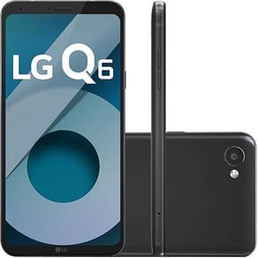 Smartphone LG Q6 M700TV 32GB Desbloqueado com Dual Chip. Tela 5.5". 4G/Wi-Fi. 13MP e GPS - Preto