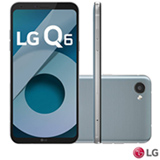 Smartphone LG Q6 Platinum Dual com Tela de 5.5" FHD+, 4G, 32 GB e Câmera 13 MP