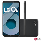 Smartphone LG Q6 Preto Dual com Tela de 5.5" FHD+, 4G, 32 GB e Câmera 13 MP