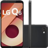 Smartphone LG Q6 Preto LGM700TV, Tela de 5.5", 32GB, 13MP