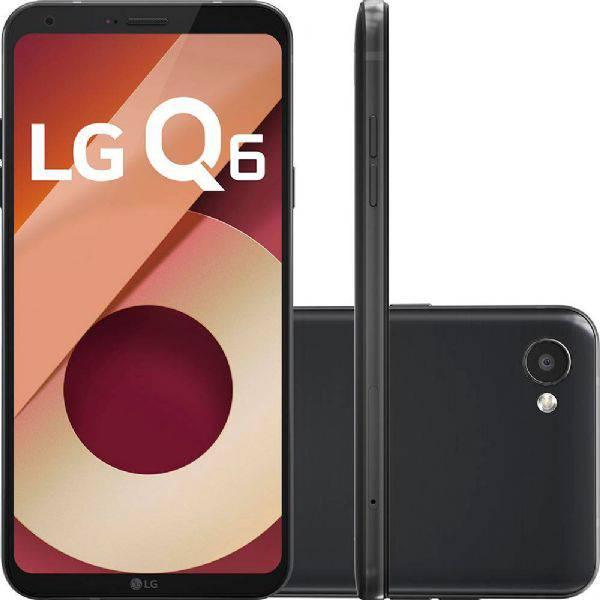 Smartphone LG Q6, Preto, LGM700TV, Tela de 5.5", 32GB, 13MP