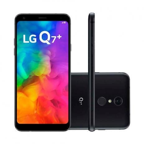 Smartphone LG Q7+ 64GB 4GB Tela 5.5 com TV Câmera Traseira 16MP - PRETO