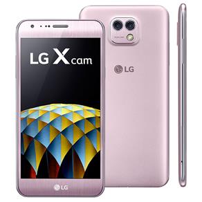 Smartphone LG X Cam Rose Gold com Duas Câmeras Traseira, 16GB, Tela de 5.2", Android 6.0, 4G, Processador Octa Core de 1.1 GHz e 2GB de RAM
