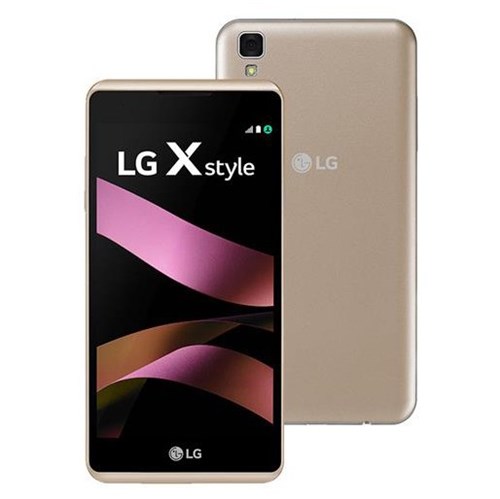 Smartphone Lg X Style Dourado com 16Gb, Tela de 5.0", Câmera 8Mp, Andr...