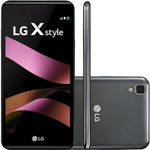 Smartphone Lg X Style Titanio com 16Gb, Tela de 5.0", Câmera 8Mp, Andr...