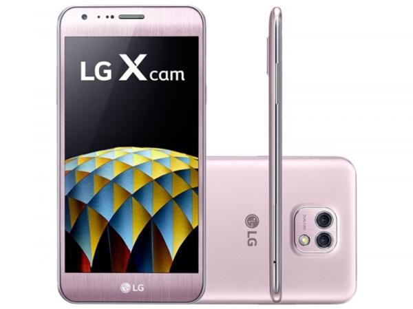 Smartphone LG Xcam 16GB Rose Gold Dual Chip 4G - Câm. 13MP + Selfie 8MP Flash Tela 5.2” Octa Core
