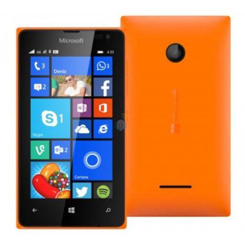 Smartphone Lumia 532 8gb Quad Core 1,2ghz Dual Chip Cam 5mp Wifi 3g - Tela 4" - Laranja