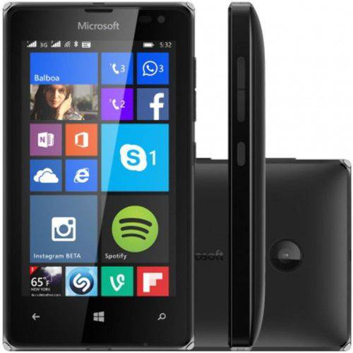 Tudo sobre 'Smartphone Lumia 532 8gb Quad Core 1,2ghz Single Chip Cam 5mp Wifi 3g - Tela 4" - Preto'