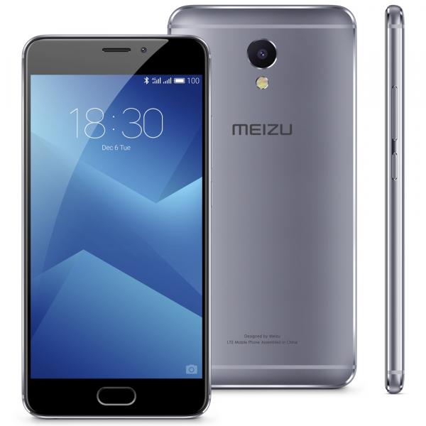 Smartphone Meizu M5 Note Cinza 5.5" Octacore 3GB + 32GB Dual SIM 4G Leitor Biométrico