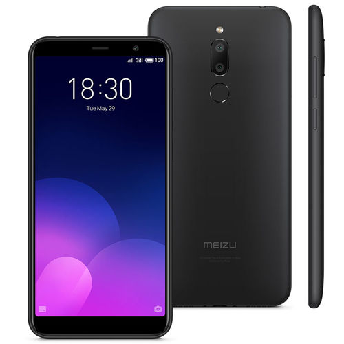 Smartphone Meizu M6t Preto, Tela 5,7”, 3gb Ram, 32gb, Câmara 13mp/8mp, Dual Si