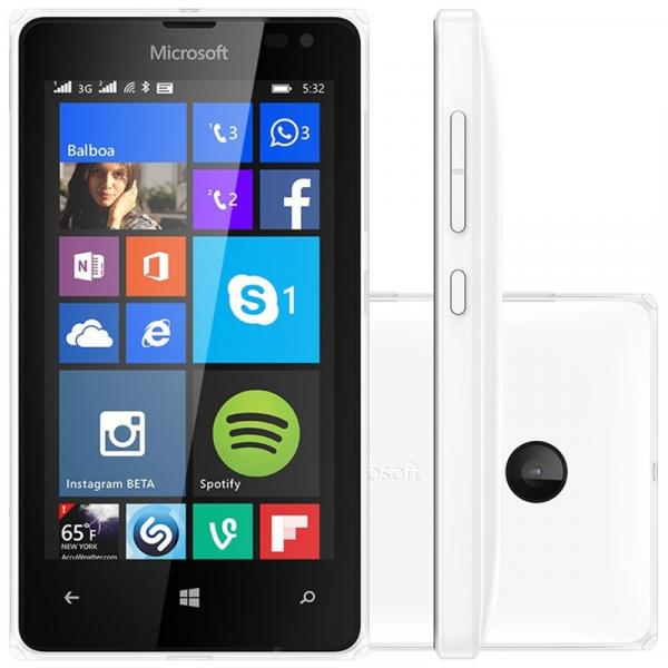 Smartphone Microsoft Lumia 532 Desbloqueado Tela 4" 3G Dual Chip Windows Phone 8.1 Branco - Microsoft