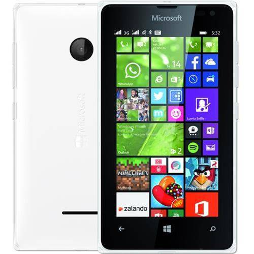 Smartphone Microsoft Lumia 532 Dual Chip 8gb Windows 8.1 Tela 4.0" Câmera 5mp 3g Branco