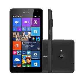 Smartphone Microsoft Lumia 535 Dual Chip Desbloqueado Windows Phone 8.1 Tela 5" 8Gb 3G Wi-Fi Câmera 5Mp - Preto