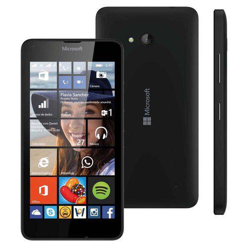 Smartphone Microsoft Lumia 640 5pol 4g Cam 8mp Quad Core de 1.2ghz - Preto