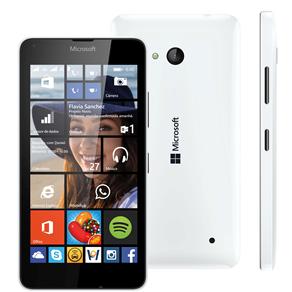 Smartphone Microsoft Lumia 640 Dual DTV Branco com Windows Phone 8.1, Tela 5", Dual Chip, 3G, TV Digital, Câmera 8MP e Processador Quad Core 1.2 GHz